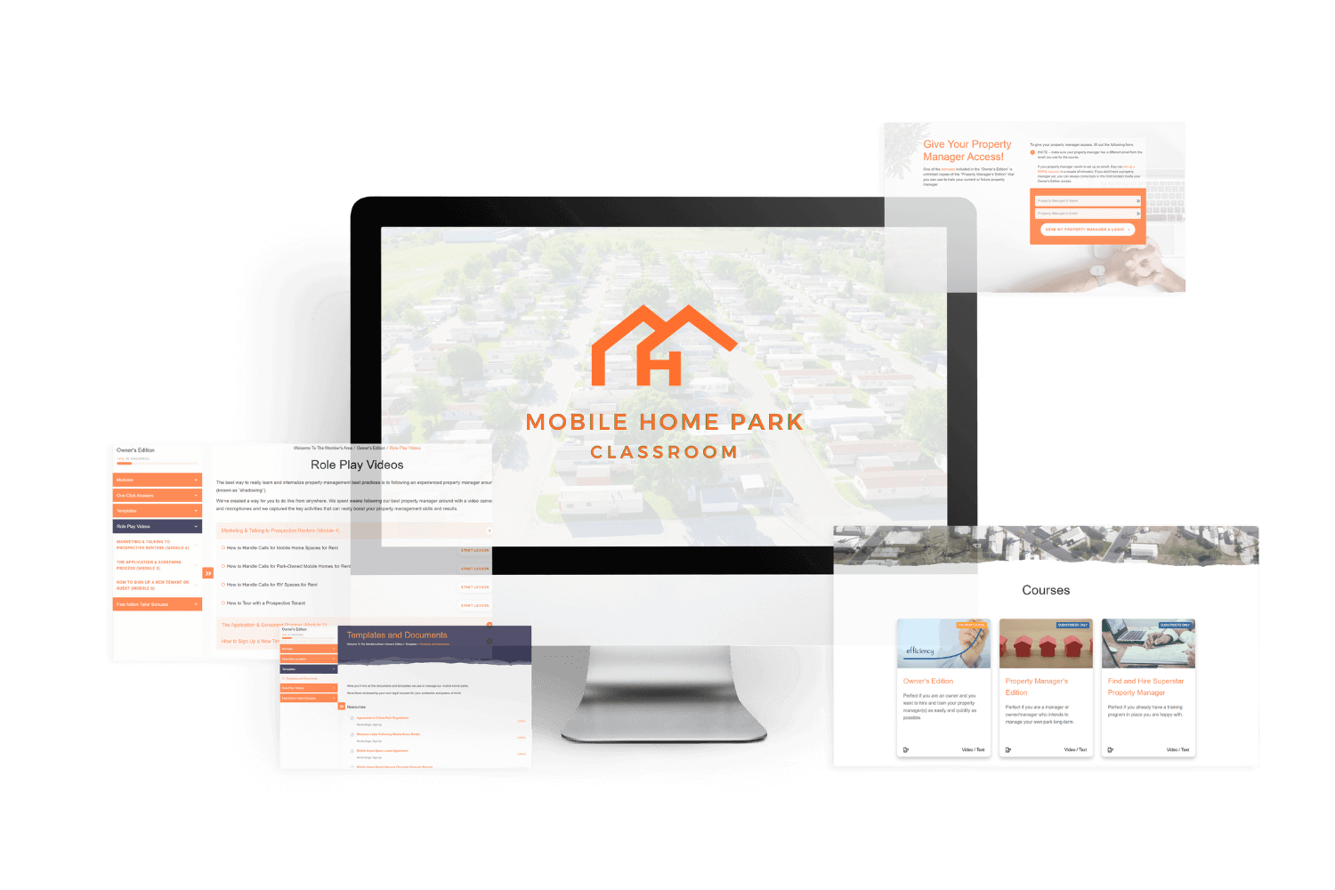 inside mobile home park classroom courses